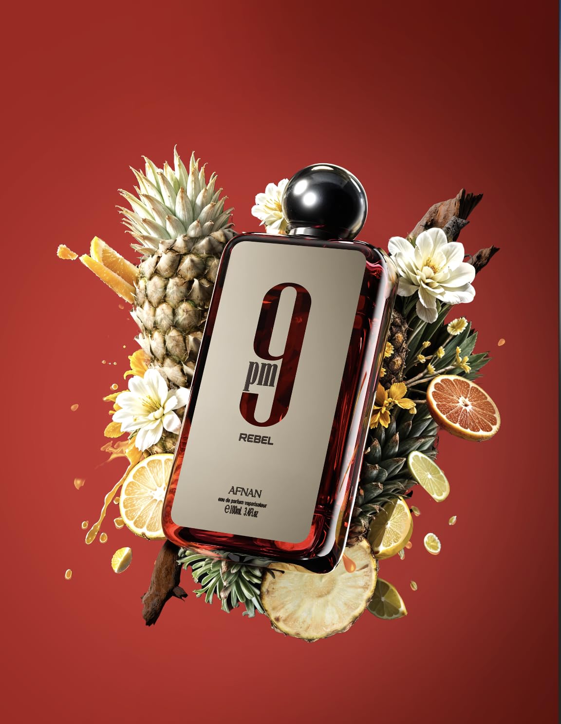 Afnan 9 PM Rebel Unisex Eau De Parfum, 100ml(3.4 oz) : Amazon.co